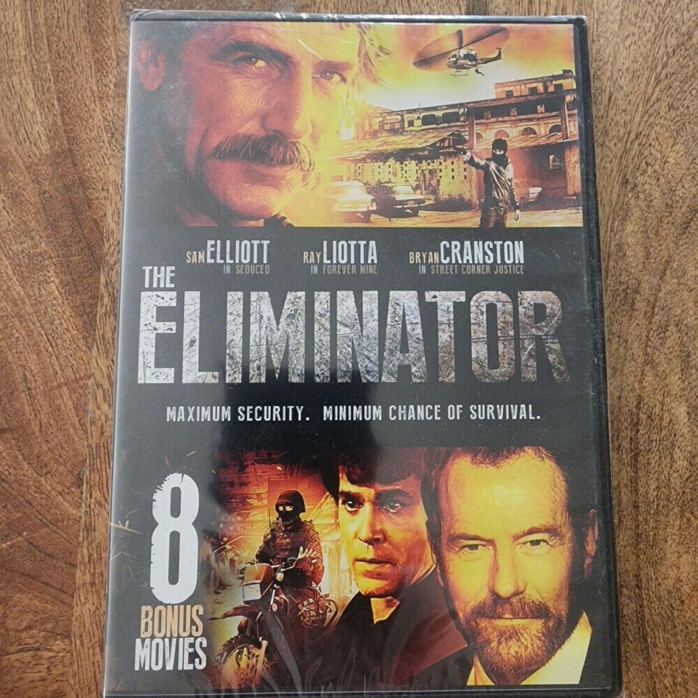 The Eliminator DVD 2-Disc Set 8 Bonus Movies Sam Elliott Ray Liotta R Rated